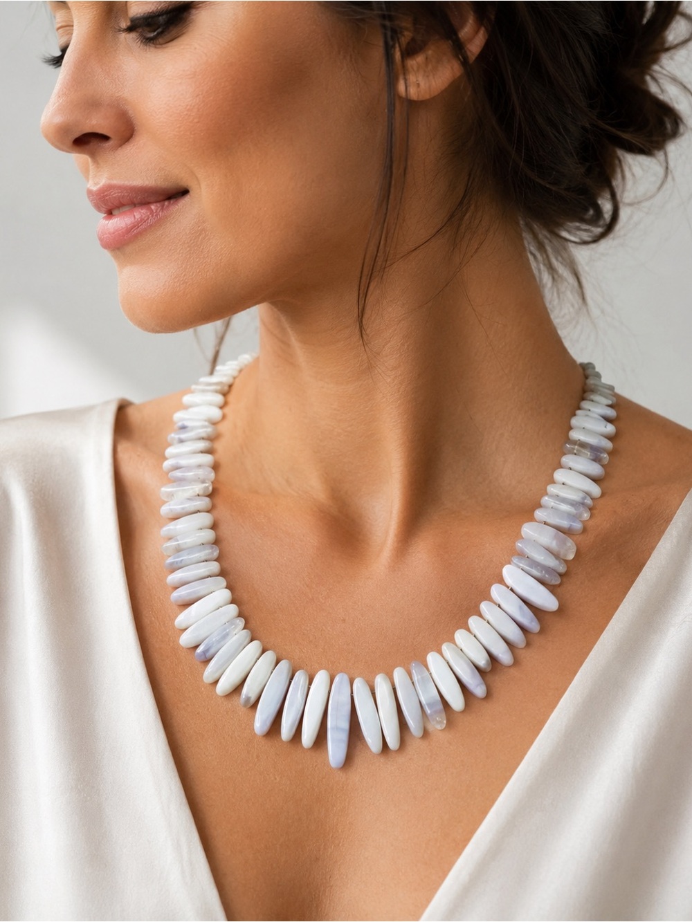 Blue Agate necklace